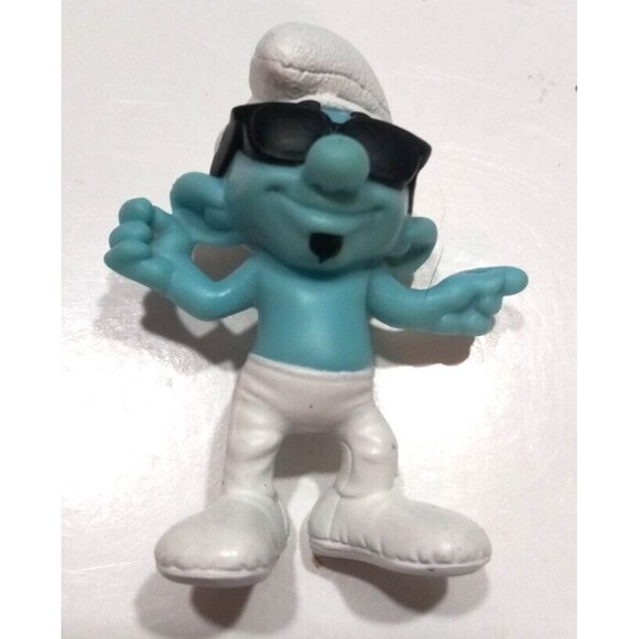 Three Smurfs McDonald's Happy Meal Toys Handy Clumsy Smooth 2013 - Picture 7 of 13